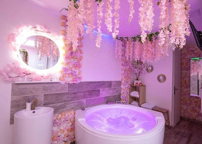 アパート Cocon Des Merveilles - Balneo Ronde Avec Cascade *